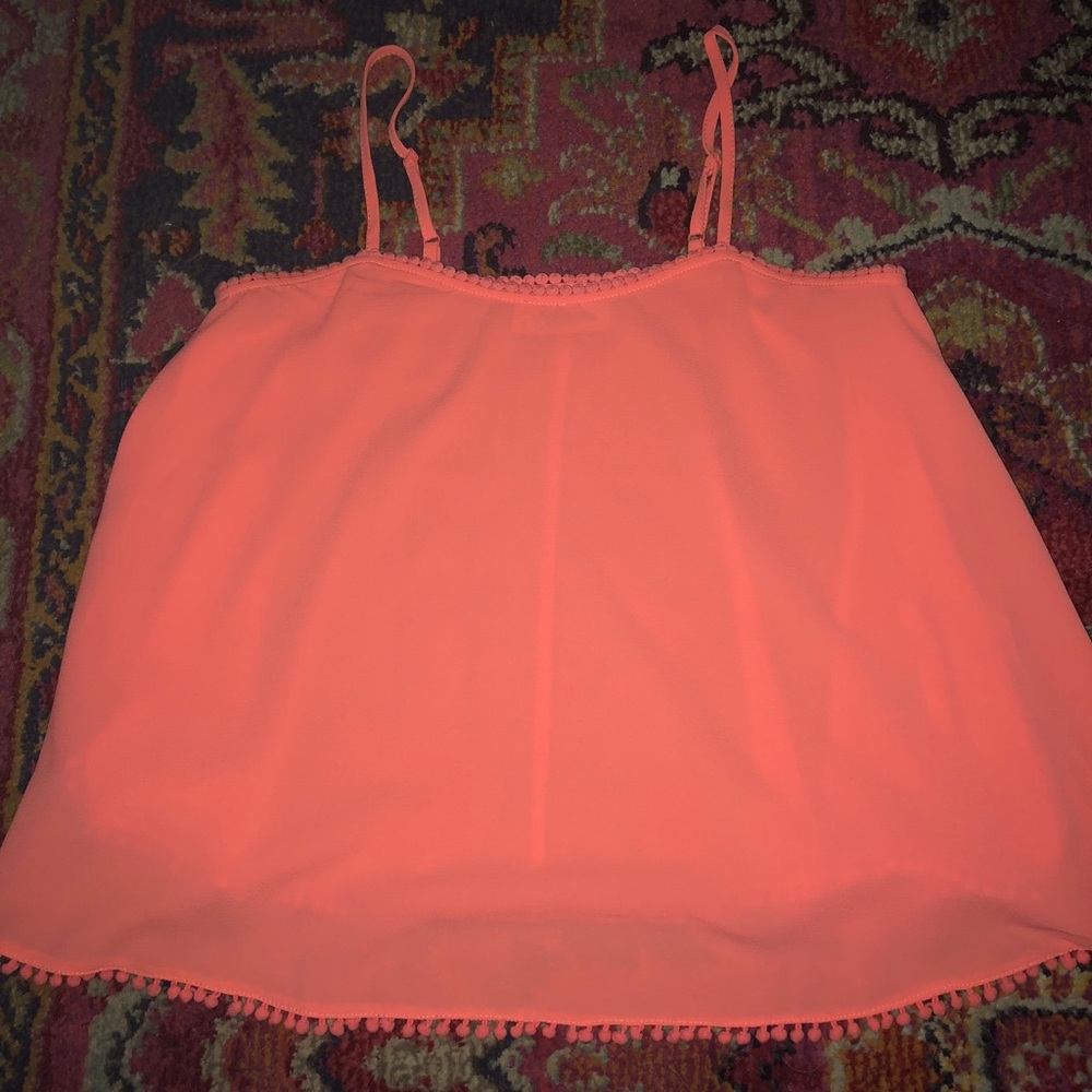 Neon pink tank